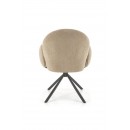 Стул HALMAR K498 капучино/черный, поворотный